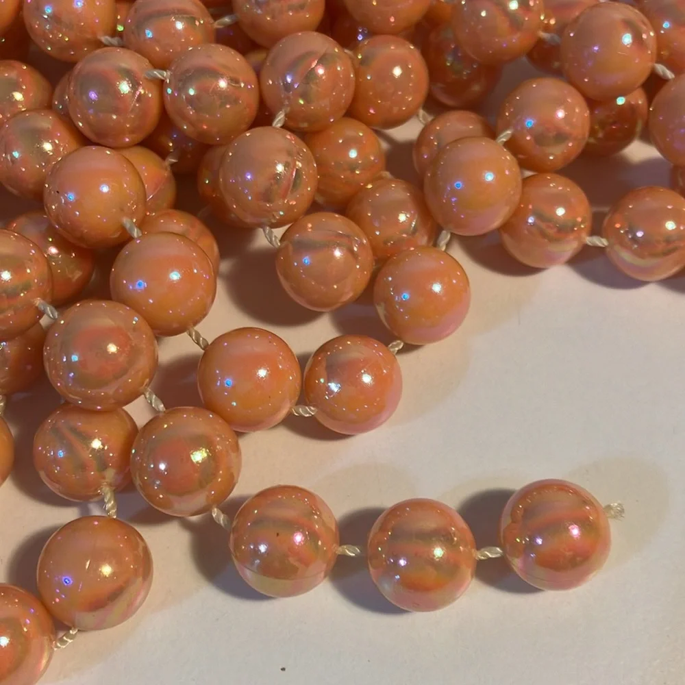 Peach Beading